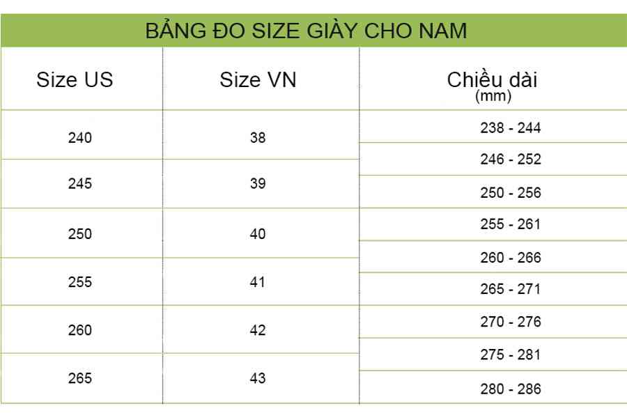 Hướng dẫn cách tính size giày cho nam và nữ chi tiết - Hội Buôn Chuyện