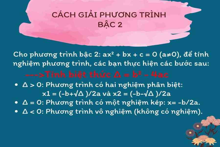 Cách Giải Nghiệm Của Phương Trình Bậc 2 Chi Tiết Dễ Hiểu Hội Buôn Chuyện 5318